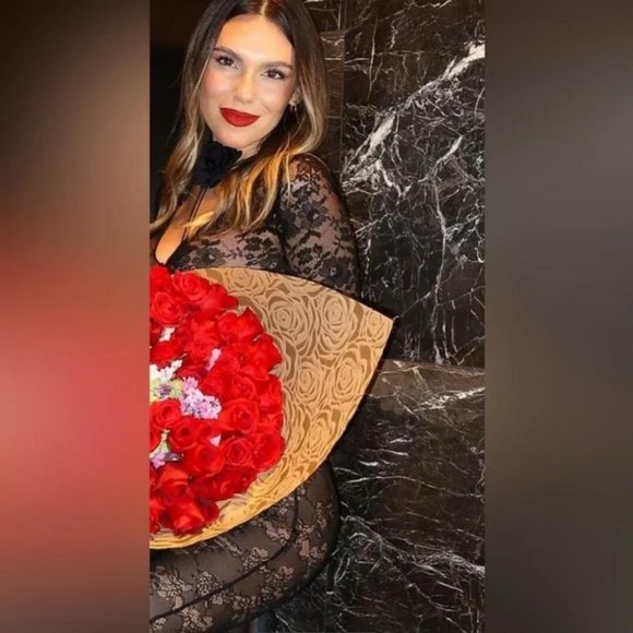 ZARA 2 PIECE SET LACE TOP AND LEGGINGS - Picture 5 of 8